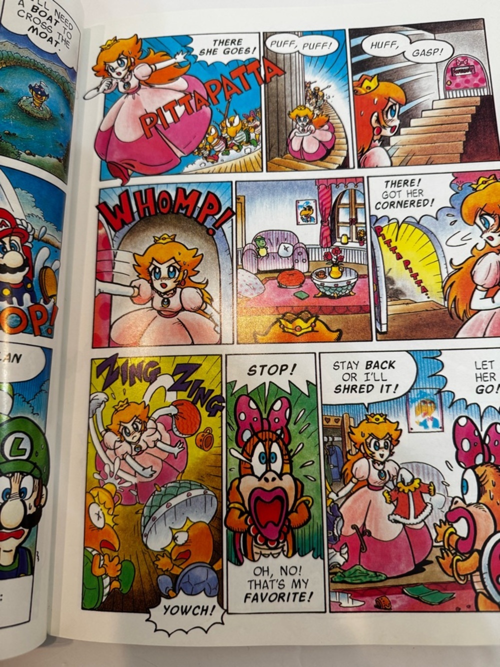 Super Mario Adventures TPB Comic Book by Kentaro Takekuma & Charlie Nozawa 1993 - Picture 5 of 7